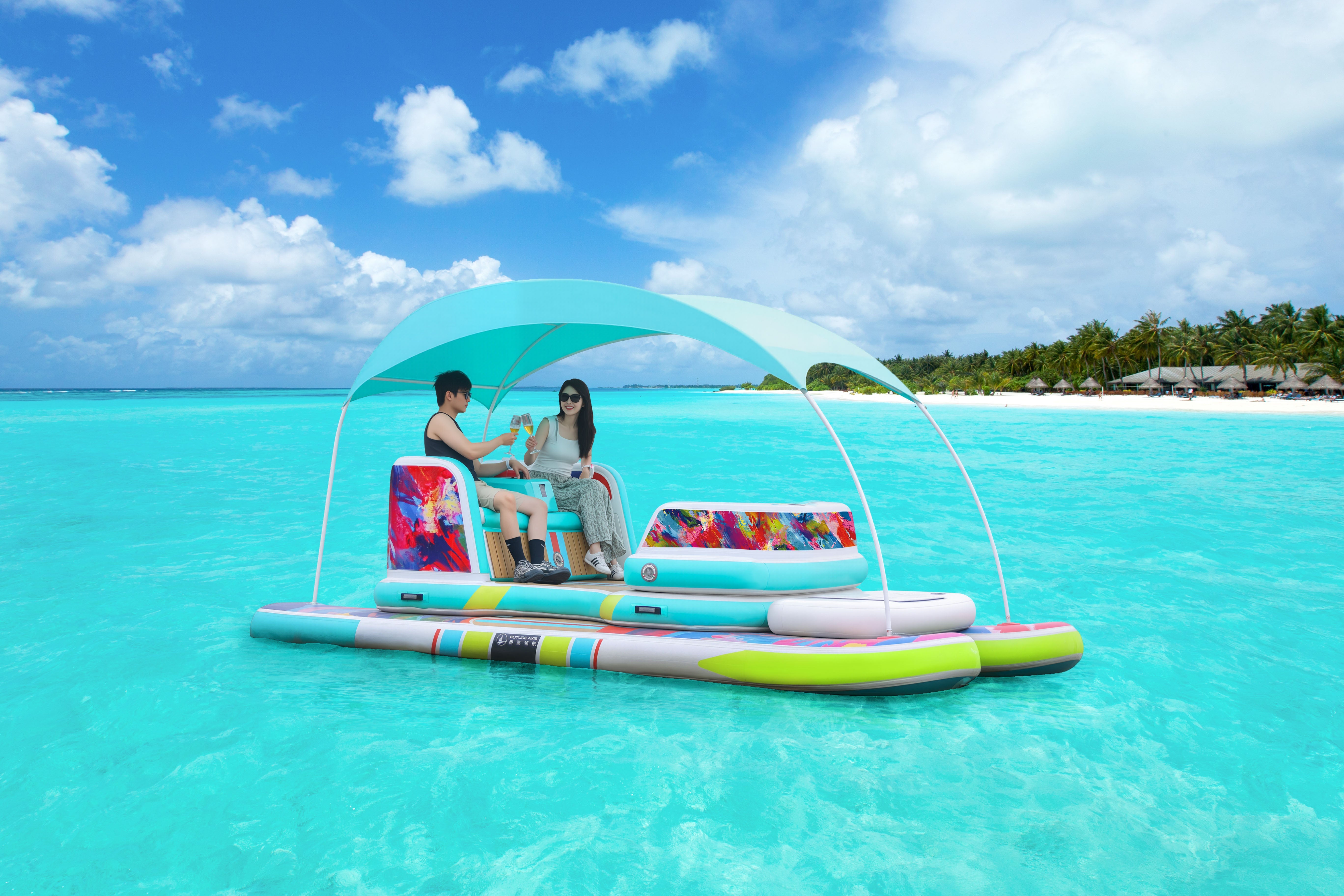 How do I maintain my FA inflatable catamaran?